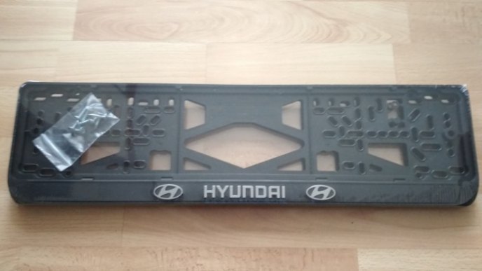 Номерные рамки Hyundai рельеф