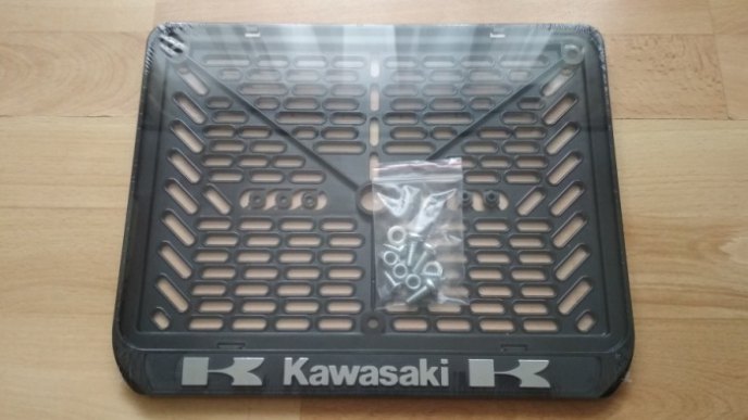 Рамка для квадроцикла KAWASAKI рельеф 288×206
