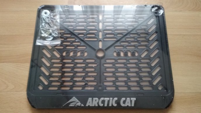 Рамка номера квадроцикла ARCTIC CAT рельеф 288×206
