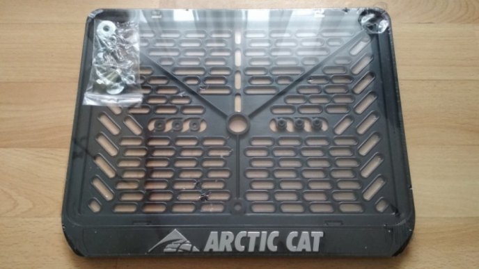 Рамка номера квадроцикла ARCTIC CAT рельеф 288×206
